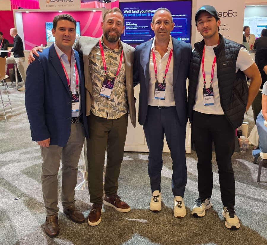 The CapEc team at their booth